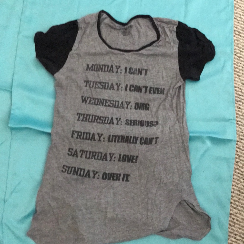 This Monday-Friday tee shirt